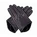 MATSU Wild fashion Women Half palm Full Fingers Short Driving Cycling Leather Gloves (Nylon/unliend) M9248