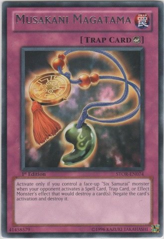 Yu-Gi-Oh! - Musakani Magatama (STOR-EN074) - Storm of Ragnarok - Unlimited Edition - Rare