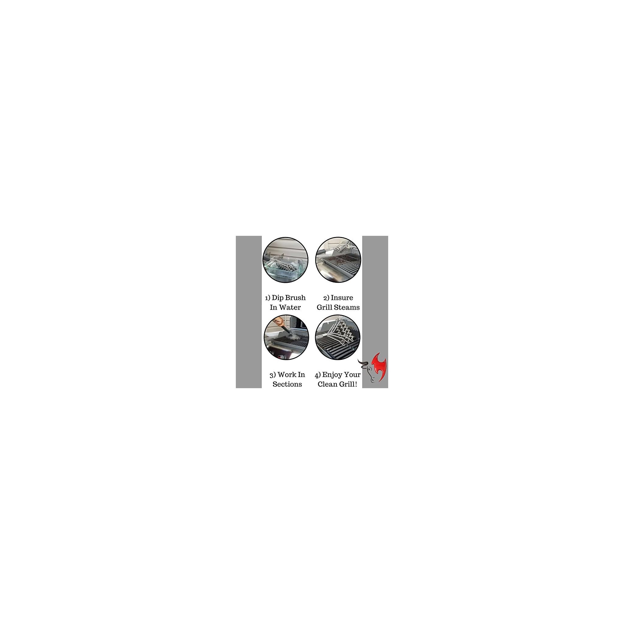 Kona Safe/Clean Grill Brush - Bristle Free BBQ Grill Brush ...