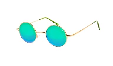 rainbow safety Damen Herren Sonnenbrille Polarisiert Runder Rahmen Stil Lennon Retro Hippi 2317
