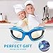 TruChef Kids Onion Goggles –TEAR FREE, Snug Fitting, Foam Lined Cooking Glasses for Kid Cooks - FREE EAR HOOKS included to ensure snug fit on kid chefs of all ages (BLUE)