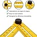 EZ Angle Template Ruler By Vertikem: New Heavy-Duty Extra-Durable Multi-Angle General Measuring Tool-Easy To Use Accurate With Tightening Mechanism-For Builders, Handymen, Craftsmen, More