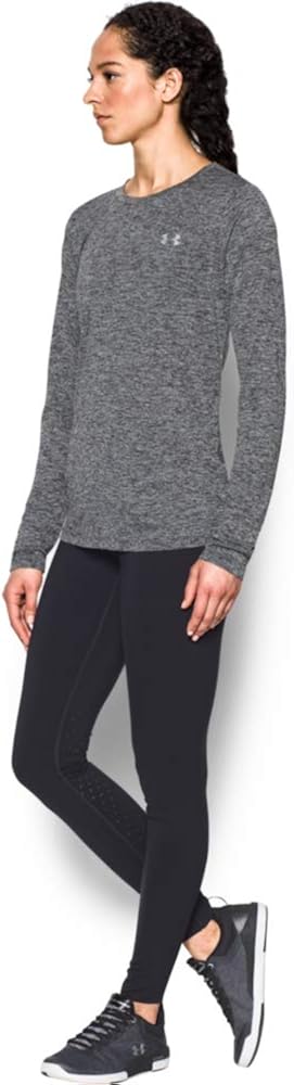 Under Armour Women's Tech Twist Crew Long Sleeve T-Shirt: Clothing