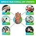 Finger Strengthener Grip Resistance Bands - Hand Strengthener Finger Stretcher Grip Strength Trainer Finger Extensor Exercise Bands for Carpal Tunnel Guitar Pianist Rock Climbing Tennis Trainer