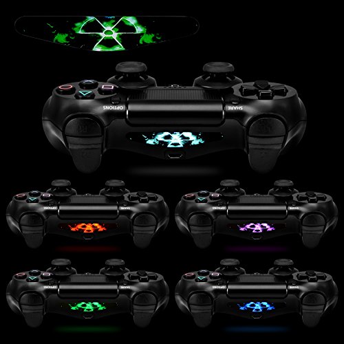 image for eXtremeRate 60 Pcs/Set Game Theme Led Lightbar Cover Light Bar Decals 