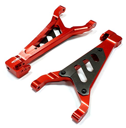 Integy RC Model Hop-ups T4152RED Billet Machined Type II Front Lower Suspension Arm for Traxxas 1/10 Revo, E-Revo