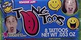TUNG TOOS FLAVORED TONGUE TEMPORARY TATTOOS, SMILE