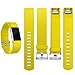 Wishesport For Fitbit Charge 2 Bands Special edition Replacement Bands Accessory Sport Bands Strap for Charge 2 HR Fitness dot L Yellow