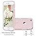 iPhone 6s Case, LUHOURI White Henna Mandala Floral Case, Transparent Plastic with Clear TPU Bumper Protective Back Phone Case Cover for iPhone 6/6s (4.7 Inch) (H-01)?-