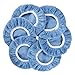 AUTDER Polisher Buffing Pad Bonnet - (7 to 8 Inches) - Buffing Pad Cover Coral Fleece - Car Polishing Bonnet for Car Polisher 6 Pcs - Blue
