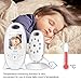 GHB Baby Monitor with Camera Baby Monitors Video Baby Monitor Two Way Talk Night Vision Temperature Monitoring 2.0'' Display