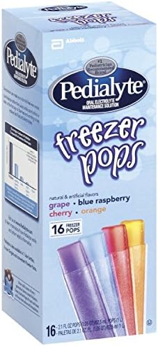 16 Count, 2.1 OZ, Assorted Flavors Freezer Pops