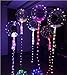 Inf-way 5pcs 18-inch Clear Foil Helium Bobo Balloons with Copper LED Light Bar, String Light Creative Balloon for Birthday Wedding Christmas Party Decorative
