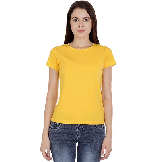 plain yellow shirt womens