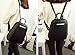 COOFIT Lady Purses and Handbags Bow Leisure Top-Handle Bags Shoulder Bag Purse Black (Coofit Black) (black)