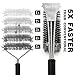 BBQ Grill Brush and Scraper 18'' Wire Safe Bristles Grill Cleaning Brush Stainless Steel Barbecue Cleaner with Scrubber, Great Grill BBQ Accessories for Cleaning Grill