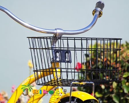 beach cruiser bike with basket