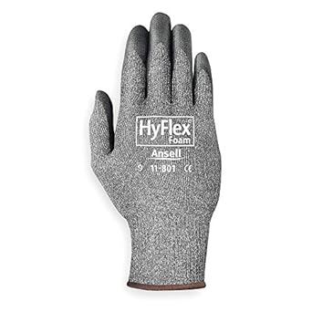 Coated Gloves, XXL, Black/Gray, Nitrile, PR: Work Gloves