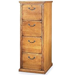 Amazon.com : Vertical Filing Cabinet Wood 4 Drawer Letter ...
