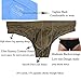 Nightaste Men's Cheeky Bikini Tanga Sexy Low Rise Half Back Coverage Brazilian Underwear