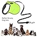 Ruff 'n Ruffus Retractable Dog Leash with Free Waste Bag Dispenser and Bags + Bonus Bowl | Heavy-Duty 16ft Retracting Pet Leash | 1-Button Control | (Retractable Dog Leash (with Free Bonus))