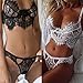 FAPIZI ♥ Lingerie ♥ Women Lingerie Lace Dress Babydoll Underwear Nightwear Sleepwear G-string (M, White)