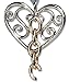 BANBERRY DESIGNS Broken Chain Memorial Heart Ornament - Christmas Memorial - Broken Chain Poem Printed on The Gift Box - Tribute to a Lost Loved One This Holiday Season