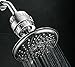 5-Stage High Output Universal Shower Filter with Replaceable Multi-Stage Filter Cartridge to Remove Chlorine & Sediments to Purify Water,Free Teflon Tape,Chrome