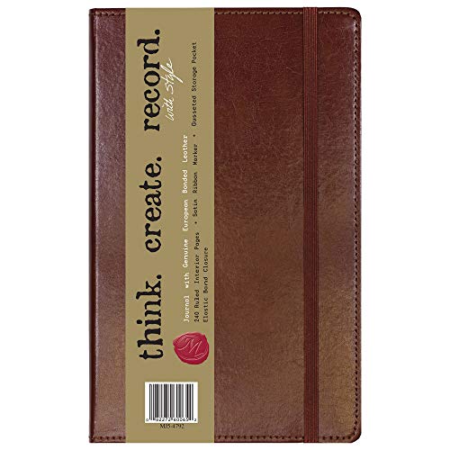 CR-Gibson-Brown-Bonded-Leather-Journal-240-Ruled-Pages