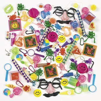 100 Piece Assorted Toys - Carnival Prizes / Party Favors