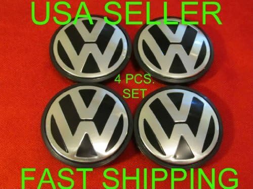 4 X NEW VW Jetta golf passat EOS Tiguan Center Wheel Cap 4Pcs SET 3B7 601 171