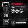 MICTUNING-Momentary-LASER-Rocker-Switch-WINCH-INOUT-On-Off-On-20-Amp-12V-LED-Light-7pin-BLUE