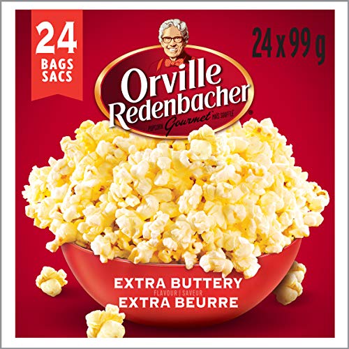 Orville Redenbacher Popcorn - Microwave Extra Buttery (24 Pack with 24 bags total)