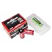 12 Pack SureFire CR123A Lithium Batteries (Made in USA) SF123A with EdisonBright BBX3 Battery Carry case Bundle