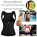 Rolewpy Women Sweat Neoprene Waist Trainer Hot Slimming Sauna Vest Tummy Control Body Shaper for Weight Loss (Black Workout Suit, L(US 14))