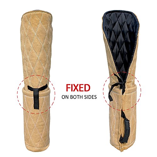 image for PET ARTIST Jute Dog Biting Training Sleeve for Young Dogs Fits Both Le