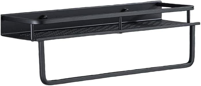 Estante de ducha para baño con toallero desmontable autoadhesivo