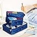 Yepal 3 Piece Lightweight Packing Cubes Set Ideal for Travel Organizers