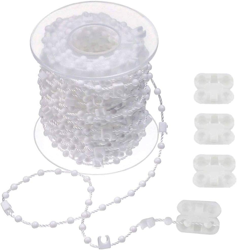 Kinvac 10 Meter Vertical Blind Bottom Chain With 4 Pieces Plastic Chain