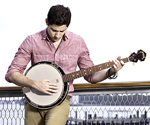 6 5+String+Banjo+White+Rosewood+Fretboard