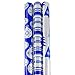 JAM PAPER Assorted Gift Wrap - Christmas Foil Wrapping Paper - 75 Sq Ft Total - Frosted Holidays Set - 3 Rolls/Pack