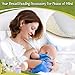 Organic Bamboo Nursing Pads (12 Pack) + Laundry Bag – 2 Sizes & Color Sets - Super Soft & Absorbent, Hypoallergenic, Washable, Breathable – Premium Quality, Leak-Proof, Reusable Breastfeeding Pads