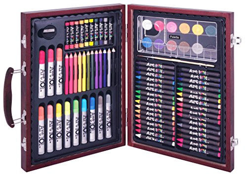 Art 101 Wood Art Set Toy (82 Piece)