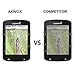 (Pack of 4) Tempered Glass Screen Protector for Garmin Edge 520, AKWOX 0.3mm 9H Hard Scratch-Resistant Protector for Garmin Edge 520