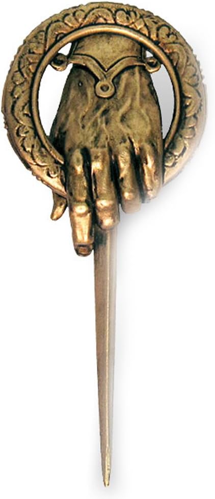 CuteEdison Bronze Scepter Hand Brooch Pins + Gift Box
