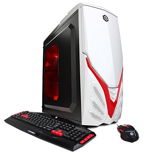 CYBERPOWERPC Gamer Ultra GUA4400 w/ AMD FX-6300 3.5GHz CPU, 8GB DDR3, AMD RX 480 4GB, 1TB HDD, 24X DVD+-RW & Win 10 Home 64-Bit Desktop Gaming PC