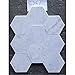 Stone Center Online Carrara White Marble 6 inch Hexagon Tile Polished Kitchen Bath Wall Floor Backsplash Shower (100 Piece)