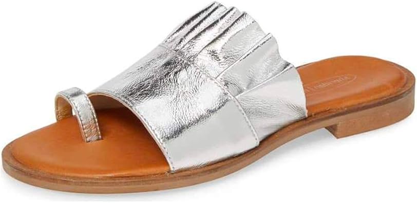 mia sandals silver