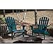 United General Supply CO., INC Adirondack Chair Finish: Hunter Green