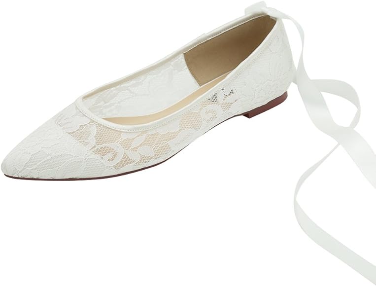 womens ivory flat dress shoes